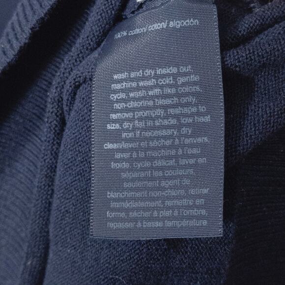 Tommy Hilfiger Women’s Sweater Y2K Coastal Preppy Navy Red White Stripe Size S - Picture 7 of 7